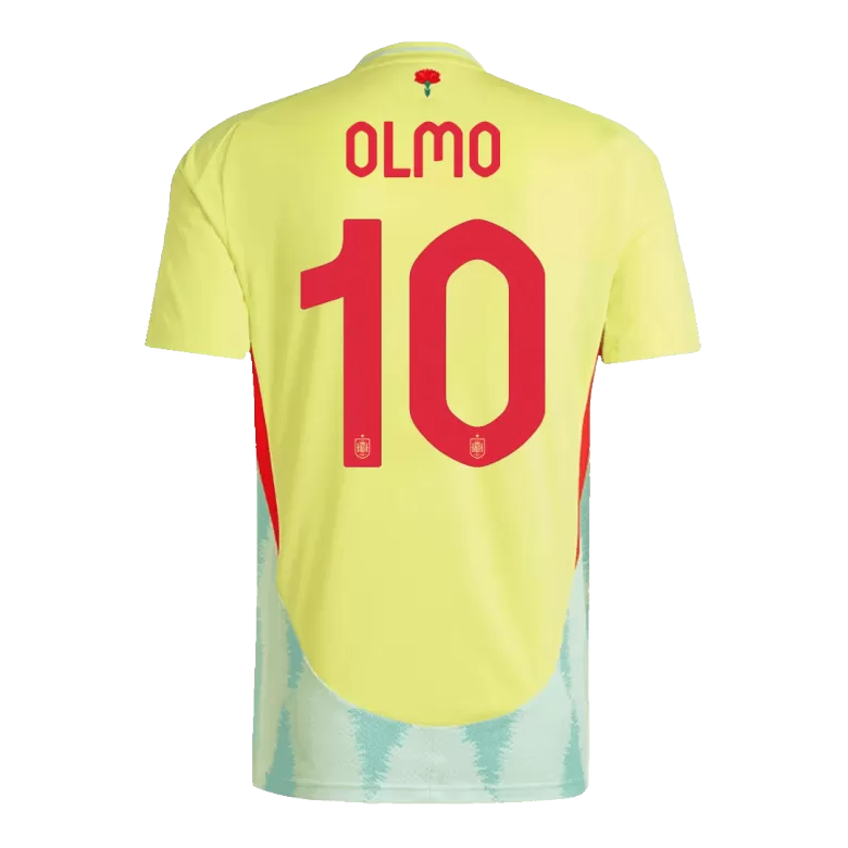 Spain OLMO #10 Away Jersey EURO 2024 - gojersey