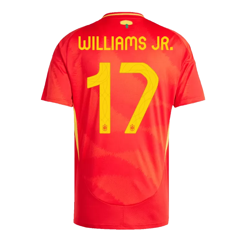 Spain WILLIAMS JR. #17 Home Jersey EURO 2024 - gojersey