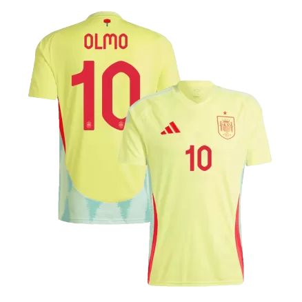 Spain OLMO #10 Away Jersey EURO 2024 - gojersey