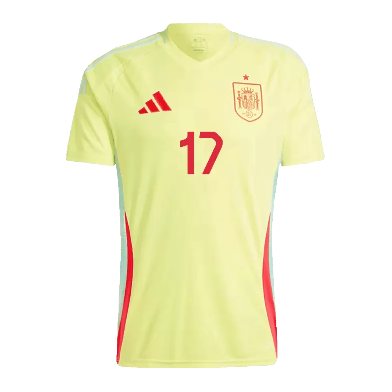 Spain WILLIAMS JR. #17 Away Jersey EURO 2024 - gojersey