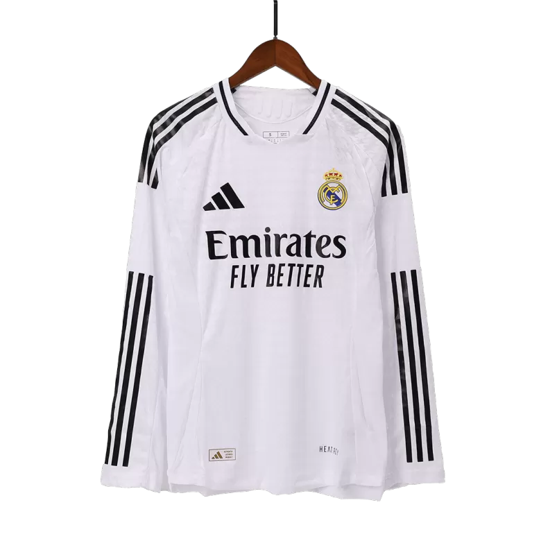 Authentic Real Madrid Long Sleeve Home Jersey 2024/25 - gojersey