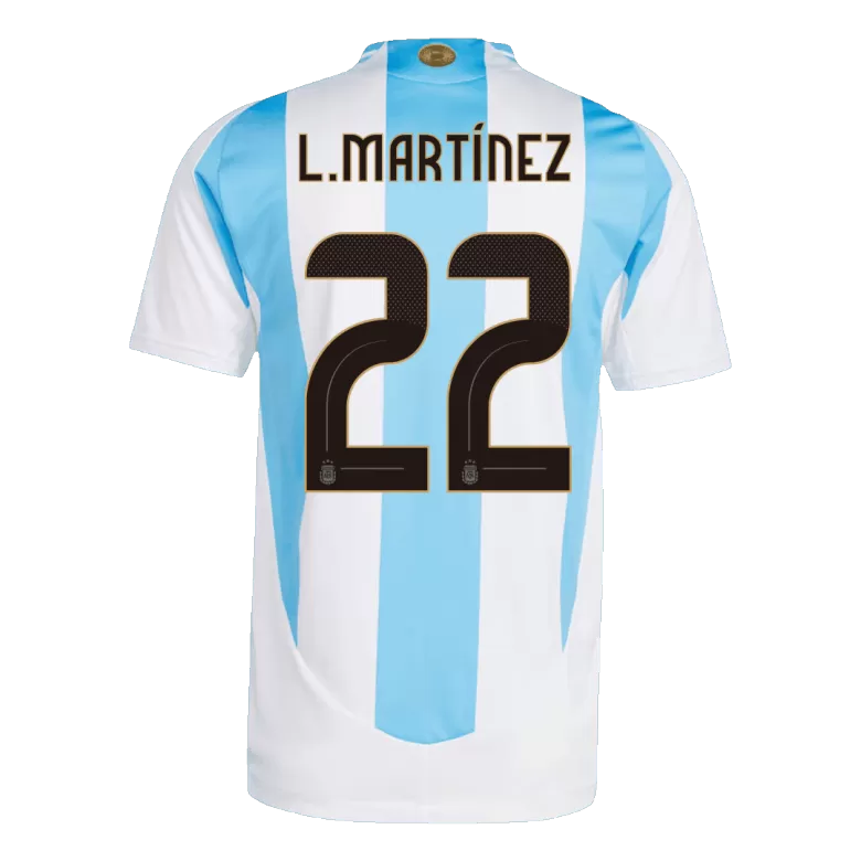 Argentina L.MARTÍNEZ #22 Home Jersey Authentic Copa America 2024 - gojersey