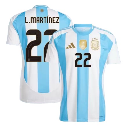 Argentina L.MARTÍNEZ #22 Home Jersey 2024 - gojersey