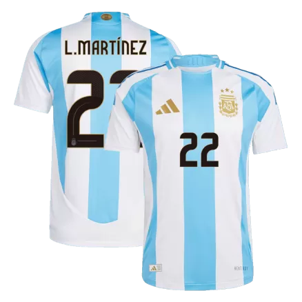 Argentina L.MARTÍNEZ #22 Home Jersey Authentic Copa America 2024 - gojersey