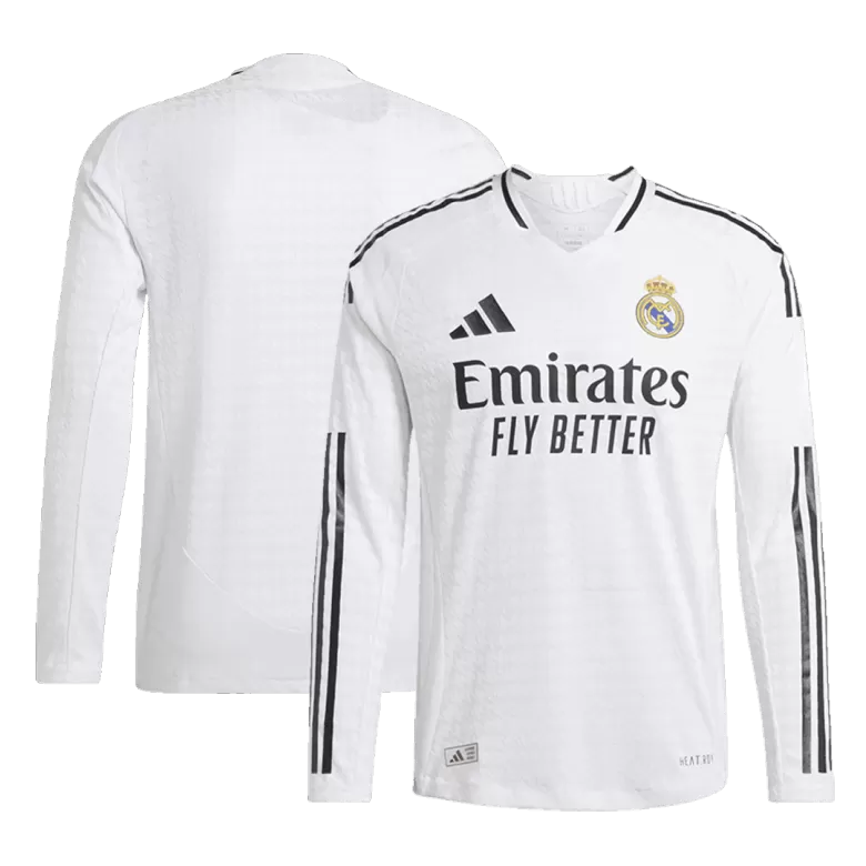 Authentic Real Madrid Long Sleeve Home Jersey 2024/25 - gojersey