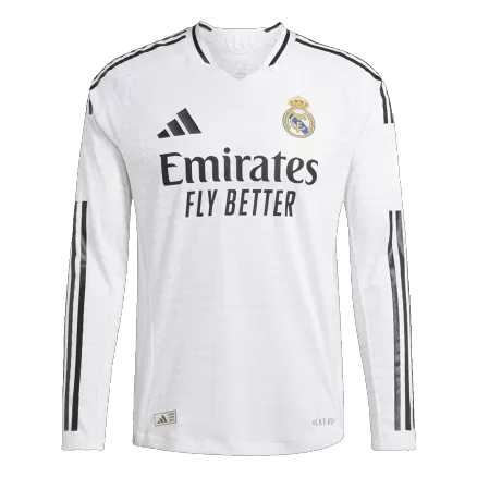 Authentic Real Madrid Long Sleeve Home Jersey 2024/25 - gojersey