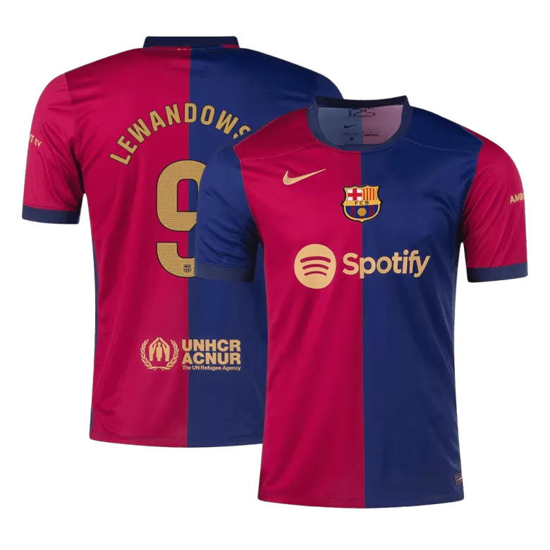 Barcelona LEWANDOWSKI #9 Home Jersey 2024/25 - gojersey