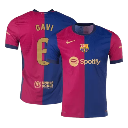 Barcelona GAVI #6 Home Jersey Authentic 2024/25 - gojersey