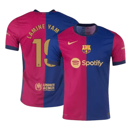 Barcelona LAMINE YAMAL #19 Home Jersey Authentic 2024/25 - gojersey