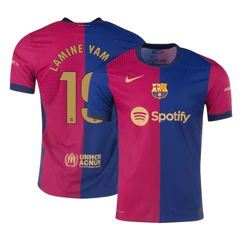 Barcelona LAMINE YAMAL #19 Home Jersey Authentic 2024/25 - gojersey