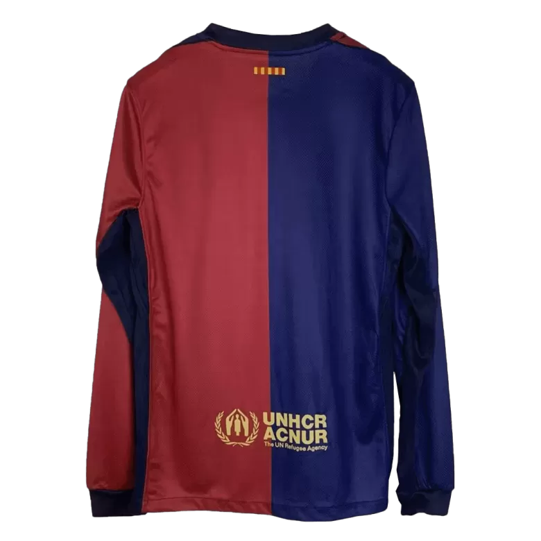 Barcelona Long Sleeve Home Jersey 2024/25 - gojersey