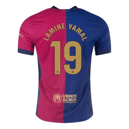 Barcelona LAMINE YAMAL #19 Home Jersey Authentic 2024/25 - gojersey