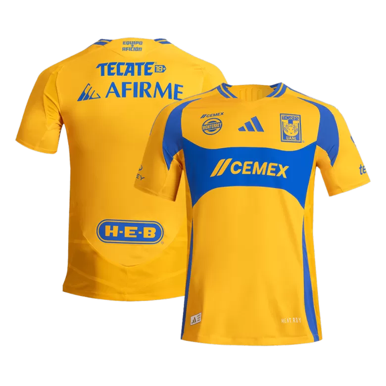 Tigres UANL Home Jersey Authentic 2024/25 - gojersey