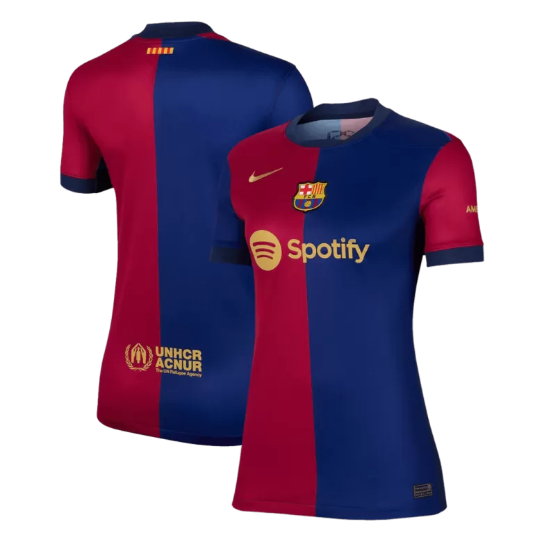 Women's Barcelona Home Soccer Jersey 2024/25 - gojersey