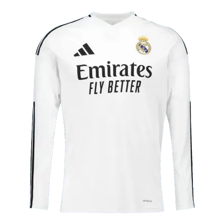Real Madrid Long Sleeve Home Jersey 2024/25 - gojersey
