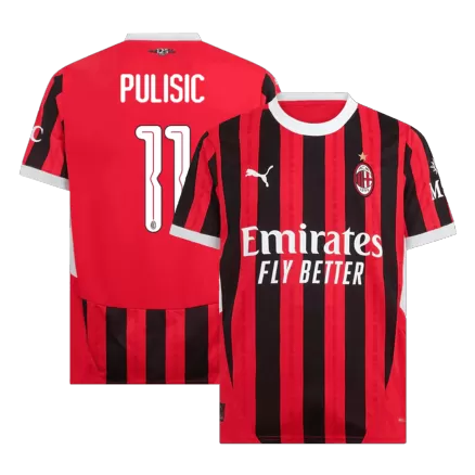 AC Milan PULISIC #11 Home Jersey 2024/25 - UCL Edition - gojersey