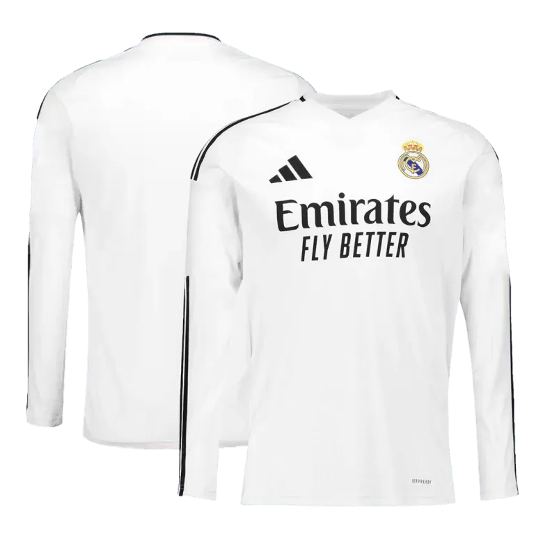 Real Madrid Long Sleeve Home Jersey 2024/25 - gojersey