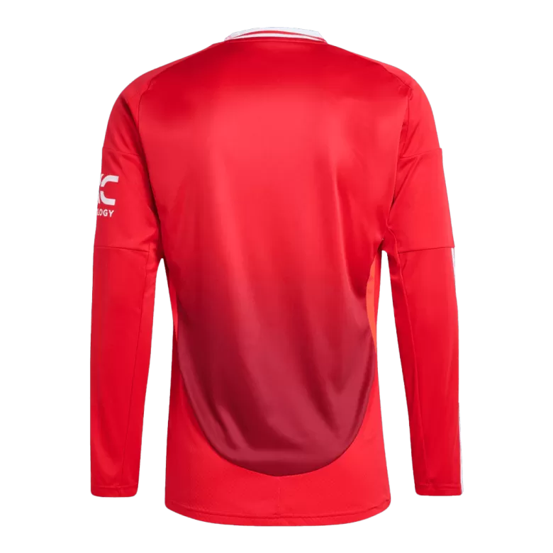 Manchester United Long Sleeve Home Jersey 2024/25 - gojersey