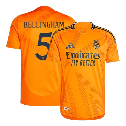 Real Madrid BELLINGHAM #5 Away Jersey Authentic 2024/25 - gojersey