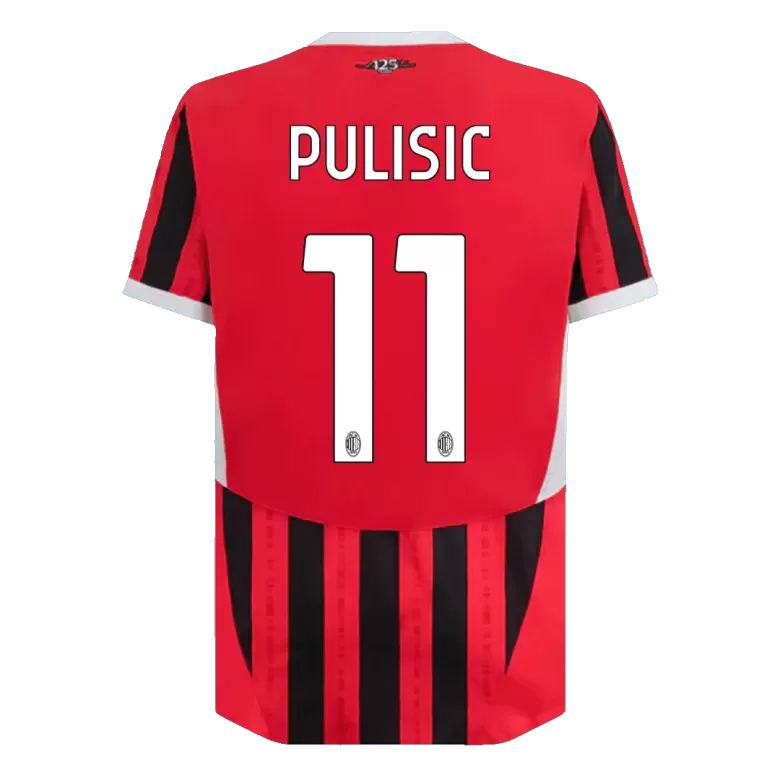 AC Milan PULISIC #11 Home Jersey Authentic 2024/25 - gojersey