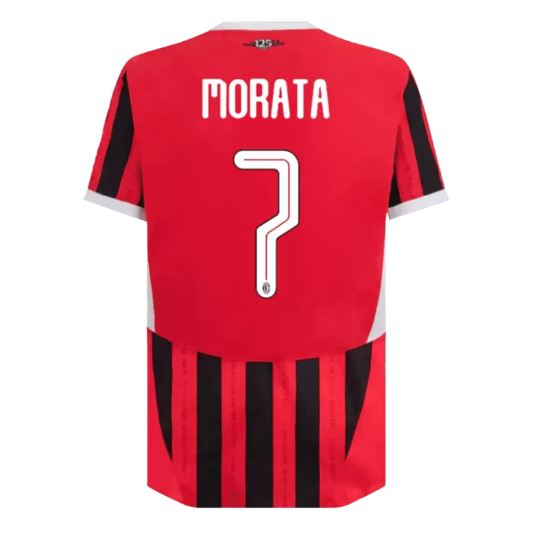 AC Milan MORATA #7 Home Jersey Authentic 2024/25 - UCL Edition - gojersey