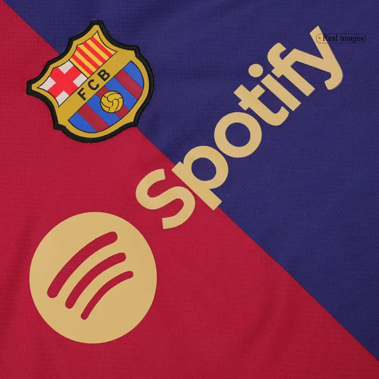 Barcelona Long Sleeve Home Jersey 2024/25 - gojersey