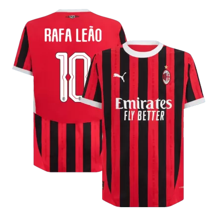 AC Milan RAFA LEÃO #10 Home Jersey Authentic 2024/25 - UCL Edition - gojersey