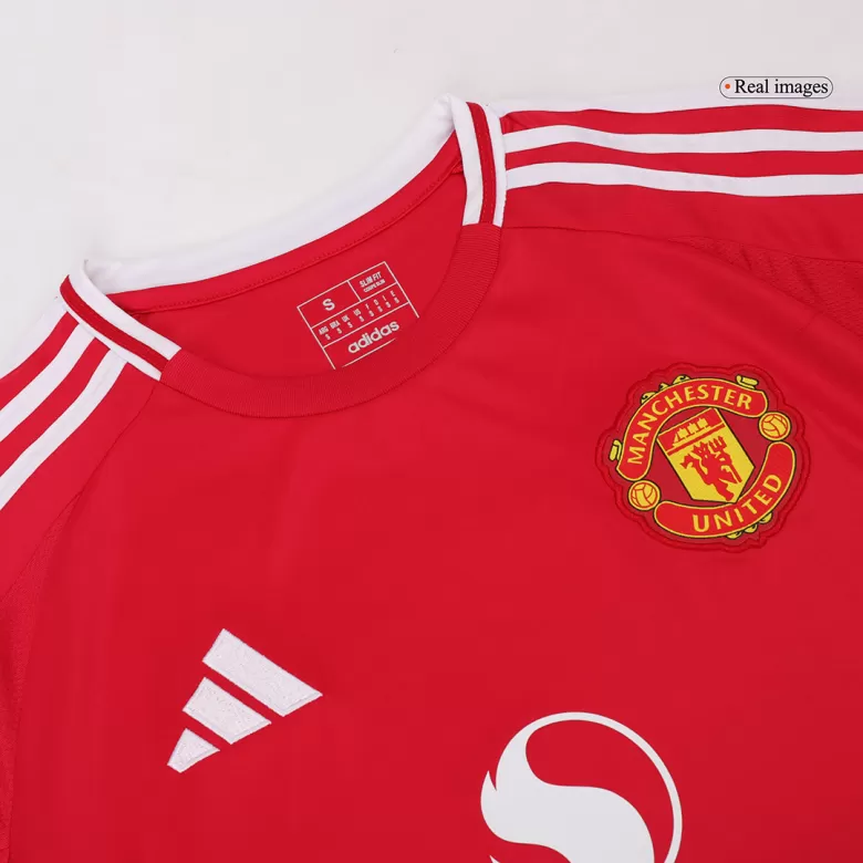 Manchester United Long Sleeve Home Jersey 2024/25 - gojersey