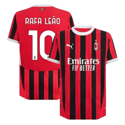 AC Milan RAFA LEÃO #10 Home Jersey Authentic 2024/25 - gojersey
