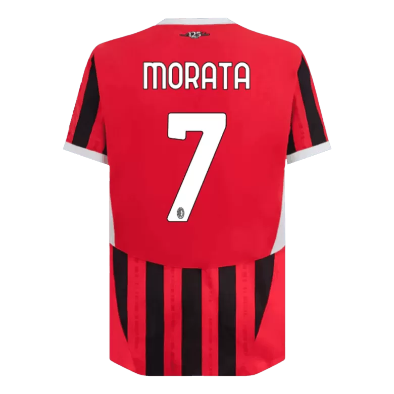 AC Milan MORATA #7 Home Jersey Authentic 2024/25 - gojersey