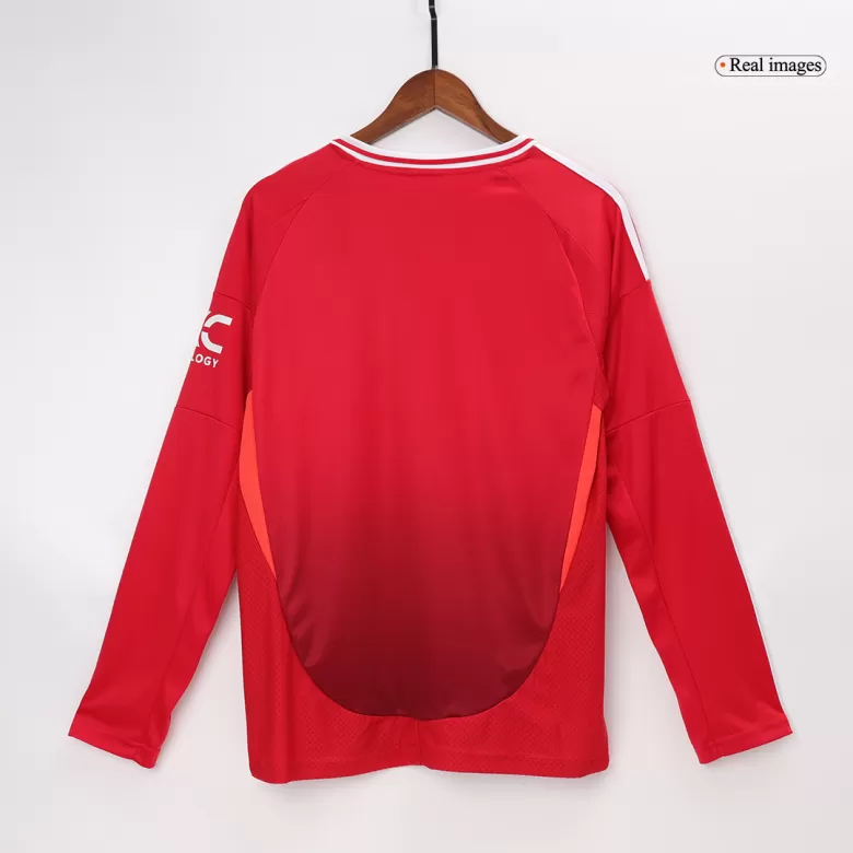 Manchester United Long Sleeve Home Jersey 2024/25 - gojersey