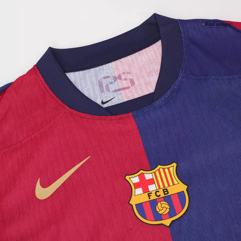 Barcelona Home Soccer Jersey Authentic 2024/25- 125th Anniversary - gojersey