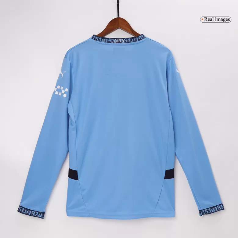 Manchester City Long Sleeve Home Jersey 2024/25 - gojersey