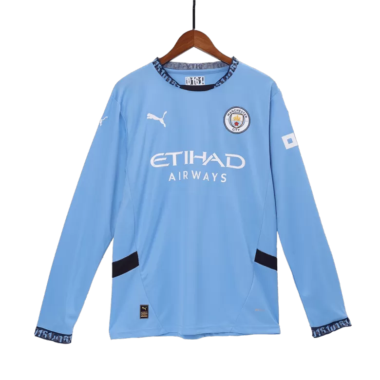 Manchester City Long Sleeve Home Jersey 2024/25 - gojersey