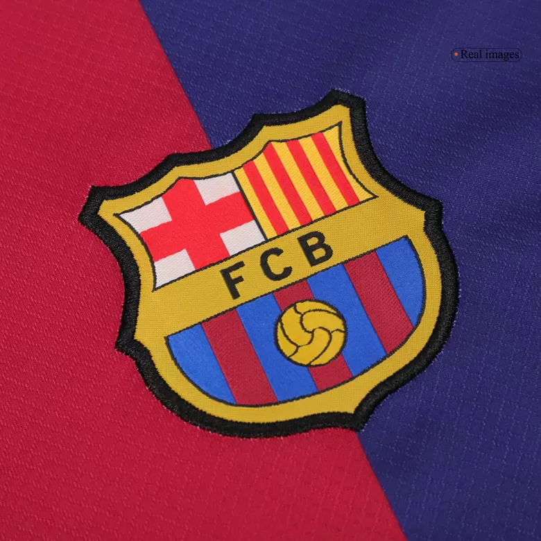 Barcelona Long Sleeve Home Jersey 2024/25 - gojersey