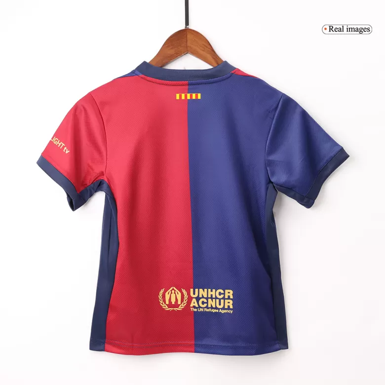 Barcelona Home Jersey Kit 2024/25 Kids(Jersey+Shorts) - gojersey