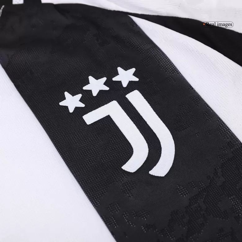 Juventus YILDIZ #10 Home Soccer Jersey Authentic 2024/25- Save The Children Sponsor - gojersey