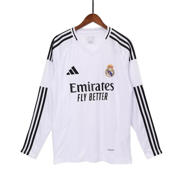 Real Madrid Long Sleeve Home Jersey 2024/25 - gojersey