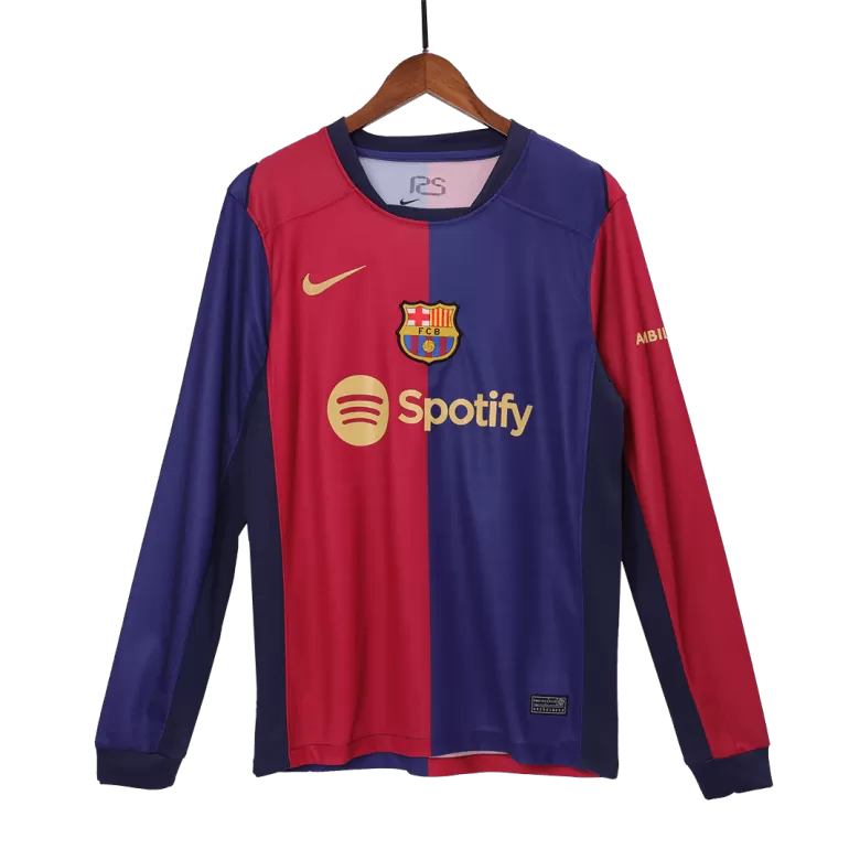 Barcelona Long Sleeve Home Jersey 2024/25 - gojersey