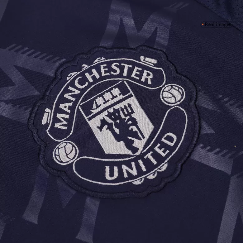 Manchester United Away Soccer Jersey Kit 2024/25 (Jersey+Shorts) - gojersey