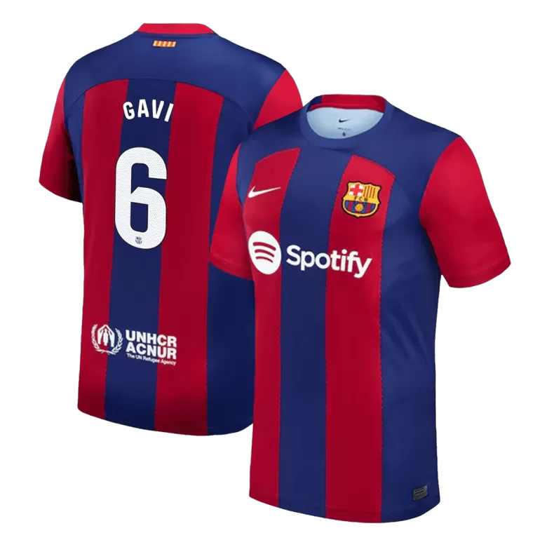 Barcelona GAVI #6 Home Jersey 2023/24 - gojersey