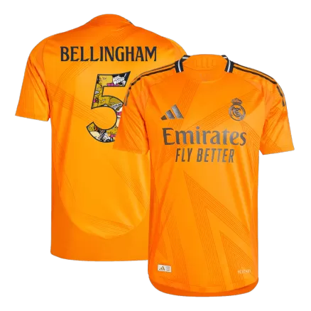 Real Madrid BELLINGHAM #5 Away Jersey Authentic 2024/25 - gojersey