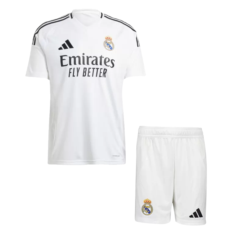 Real Madrid Home Jersey Kit 2024/25 (Jersey+Shorts) - gojersey