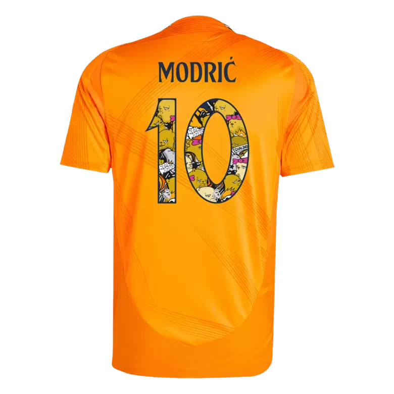 Real Madrid MODRIĆ #10 Away Jersey Authentic 2024/25 - Bear Champ Font - gojersey