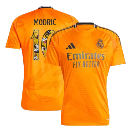 Real Madrid MODRIĆ #10 Away Jersey 2024/25 - Bear Champ Font - gojersey