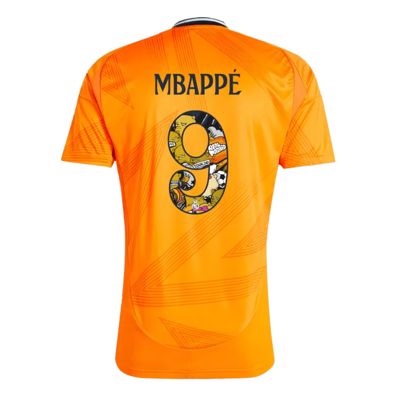 Real Madrid MBAPPÉ #9 Away Jersey 2024/25 - Bear Champ Font - gojersey