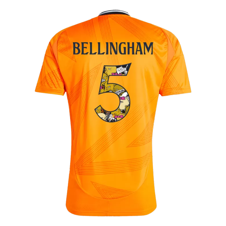 Real Madrid BELLINGHAM #5 Away Jersey 2024/25  - Bear Champ Font - gojersey