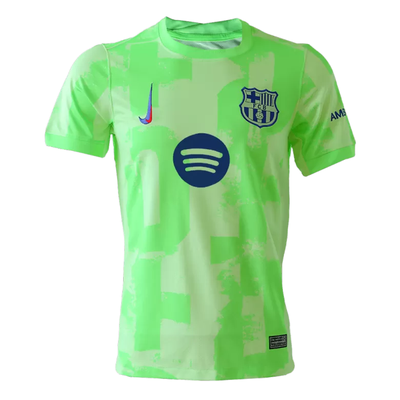 Barcelona Third Away Jersey 2024/25 - Spotify Logo Without Text - gojersey