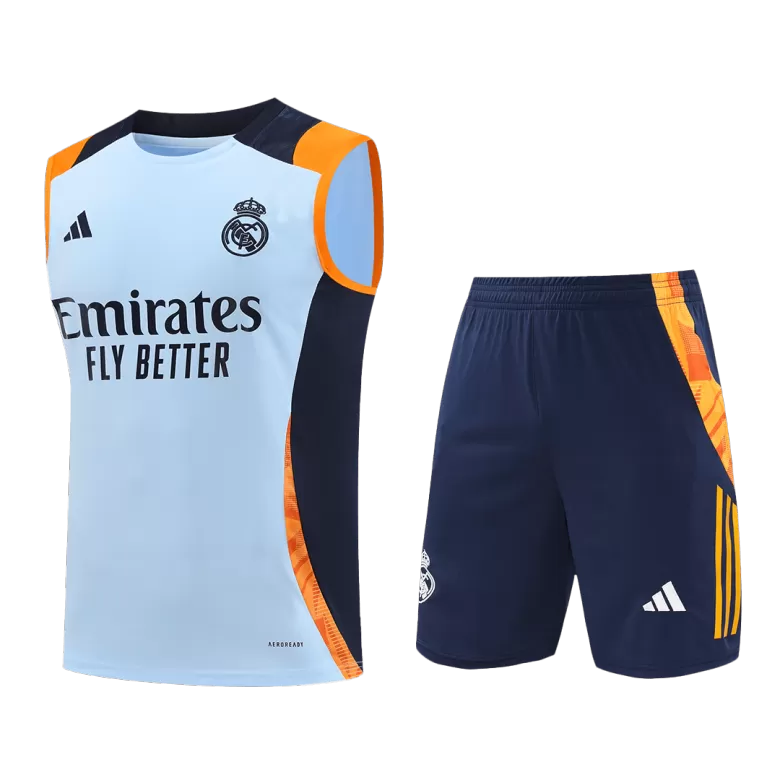 Real Madrid Pre-Match Jersey Kit 2024/25 (Jersey+Shorts) - gojersey