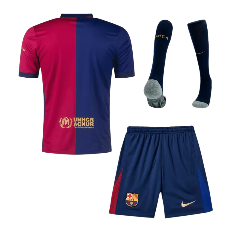 Barcelona Home Jersey Kit 2024/25 (Jersey+Shorts+Socks) - gojersey